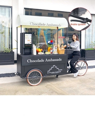 220V/380V ストレージ 三輪移動食品トラック デザインストリートアイスクリームカート