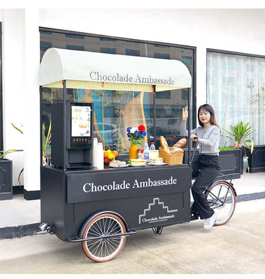 飲料食品カート モバイル ファーストフード ポップコーン カップケーキ アイスクリーム 田舎トレーラー