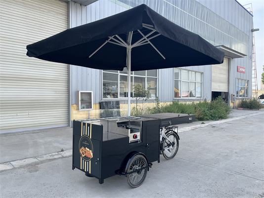 電動太陽光パネル 簡単かつ便利な操作のための食品三輪車 277*210*70cm