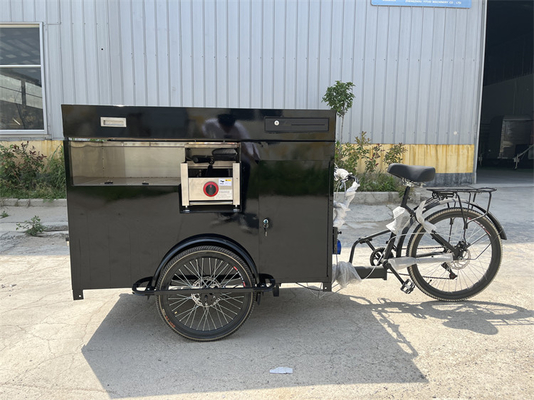 コーヒーカート 便利な食品サービス用の食品販売自転車 L2700*W800*H2200mm