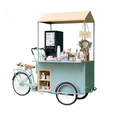 高生産性の食品三輪自転車 移動販売カート 電気三輪車
