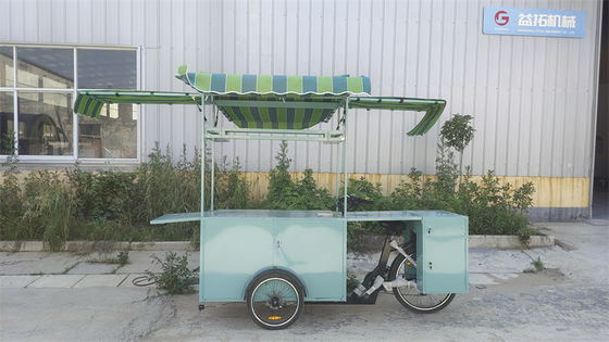 ヨーロッパ標準食品 三輪自転車 三輪移動食品カート 高生産性