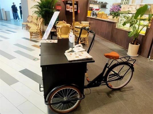 100kg レトロ コーヒー バイク ストリート モバイル コーヒー トライカー ショップ バイク ファーストフード カーツ バイク