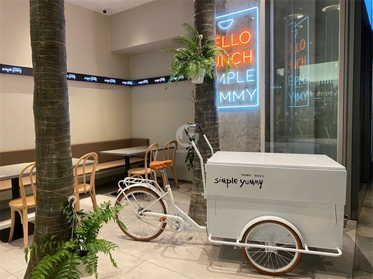 250*124*135cm 缶詰用 コーヒー 食品 貨物・容量付きの三輪車