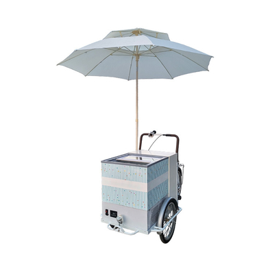 214*83*240cm 熱い飲み物とお茶のための商用コーヒー自転車 ステンレス鋼三輪車