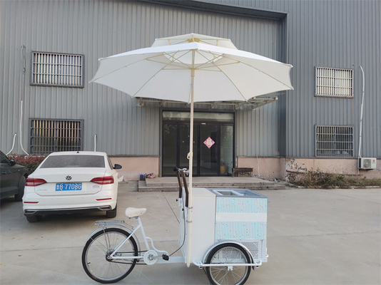 214*83*240cm 熱い飲み物とお茶のための商用コーヒー自転車 ステンレス鋼三輪車