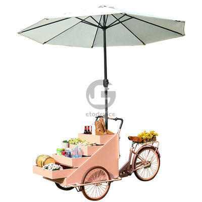 野菜加工工場 モバイルコーヒー自転車カート L200.00cm*W95.00cm*H110.00cm