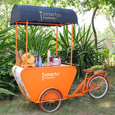 モバイルバー/ビールカート/三輪車/リクショ・サイクル 小規模コーヒー企業用 食品自転車