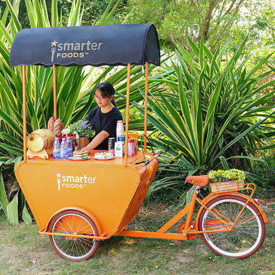 モバイルバー/ビールカート/三輪車/リクショ・サイクル 小規模コーヒー企業用 食品自転車