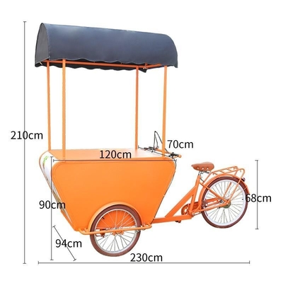 モバイルバー/ビールカート/三輪車/リクショ・サイクル 小規模コーヒー企業用 食品自転車