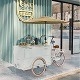 世界 的 な 料理 の 経験 推し進める 三輪 車 の 食料 貨物