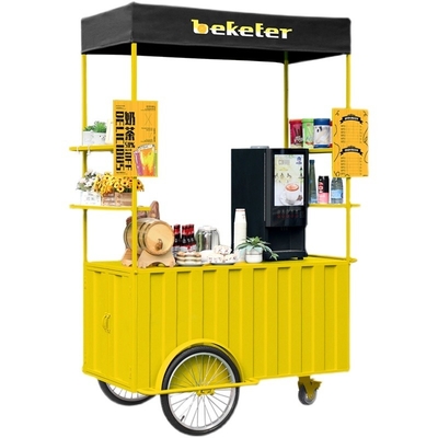 アメリカ市場 オーダーメイド アイスクリーム 自転車 100kg 容量の食料車