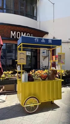 ステンレス・ステール・インソレーション 温熱ガラス 屋外 ストリート 販売 3輪 コーヒー・バイク