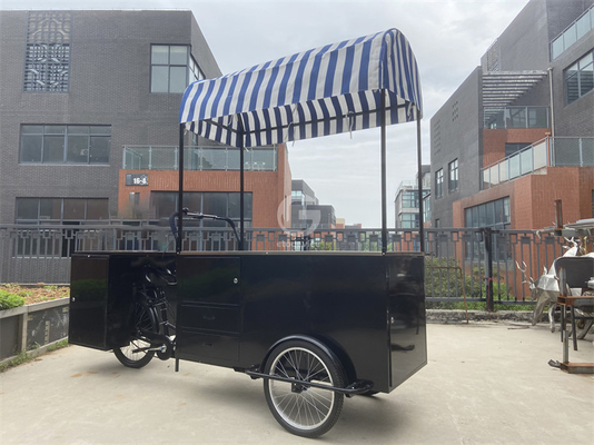 110*70cm 輪貨物自転車 1-2人用 ストリートフード配達 クレープトレーラー 三輪車