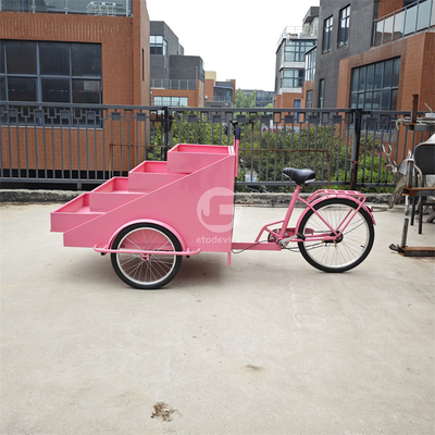 高生産性の果物や花をストリート三輪車で販売するカート