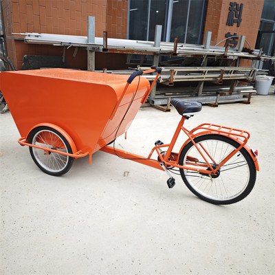 快適にデザインされた屋外食品旅行販売自転車とカスタム貨物三輪