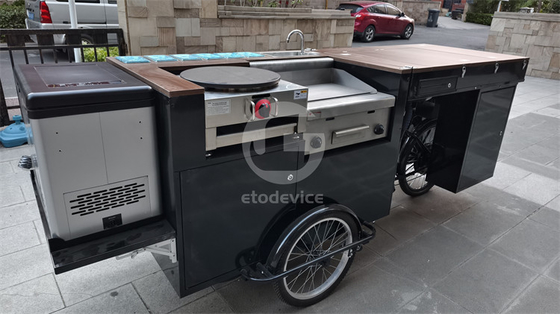 ストリート・フード・カート クリープ・カート 製造工場用モバイル・三輪自転車