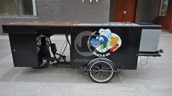 ストリート・フード・カート クリープ・カート 製造工場用モバイル・三輪自転車