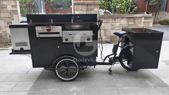 ハンバーガー・トライサイクル モバイル・カフェ カラーカスタマイズしオンラインサポート
