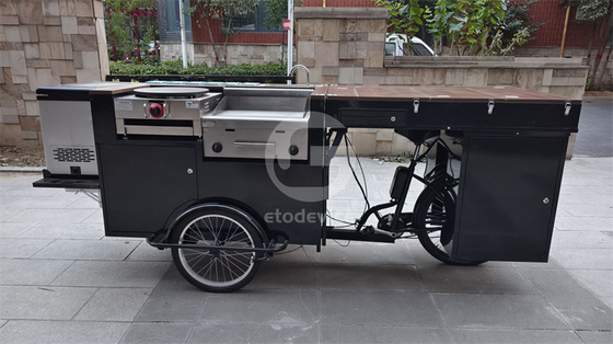 ハンバーガー・トライサイクル モバイル・カフェ カラーカスタマイズしオンラインサポート