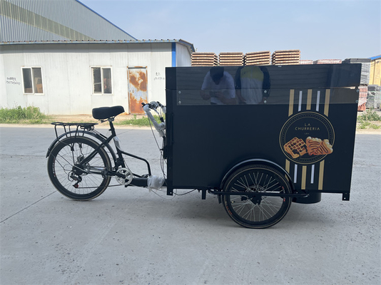 カスタマイズされたカラー電気移動飲料三輪車 ファーストフードとコーヒーカート販売