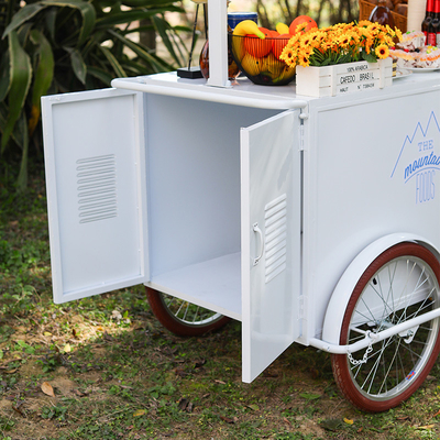 コーヒー バイク 推し車 移動カフェ用のカスタマイズ可能な三輪車