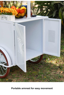 コーヒー バイク 推し車 移動カフェ用のカスタマイズ可能な三輪車