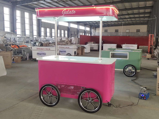 ホットデザイナー アイスクリームカート 屋内カート アイスクリーム エクスプレス