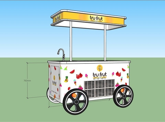 フード バイク カー アイス クリーム: お菓子 を 売る 刺激 的 で 現代の 方法