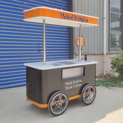 ゼラト アイスクリーム プッシュカート / 冷蔵庫自販機 / 展示冷蔵庫