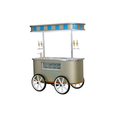 モバイル ミニ アイスクリームカート フリーザー 自動販売カート
