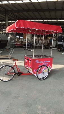 工場販売 手押し アイスクリーム ポップスイクリームカート 食品 自転車