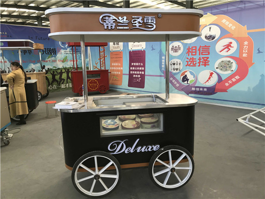 アウニング ゼラト カート モバイル アイスクリーム 推し カート 車輪 販売