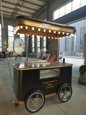 ヴィンテージ アイスクリームカート 自転車 アイスクリーム 手押しカート イタリアン ゼラト アイスクリーム