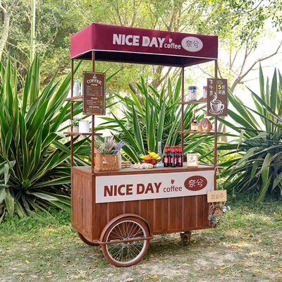 ハンドプッシュコーヒー バイク 携帯カフェ用の新デザインの三輪車