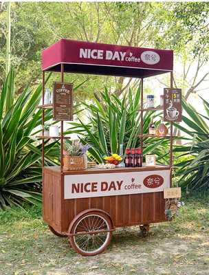 ハンドプッシュコーヒー バイク 携帯カフェ用の新デザインの三輪車