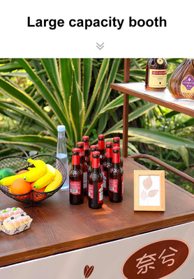 コーヒー 三輪 貨物 自転車 手作り プッシュカート モバイル飲料事業