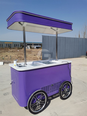 ストリートアプリケーション ゼラトカート イタリアン アイスクリームカート ヨーロッパ標準