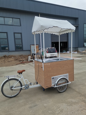 環境に優しい手作り飲料自転車 移動式食品販売の持続可能な解決策