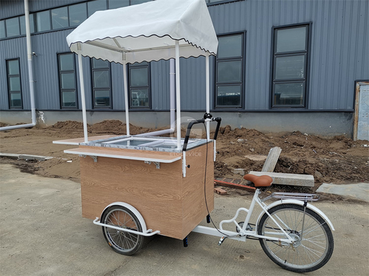 環境に優しい手作り飲料自転車 移動式食品販売の持続可能な解決策