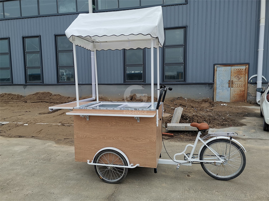 グリーン・オン・ザ・ゴー 持続可能な食品カート事業のための手作り飲料自転車