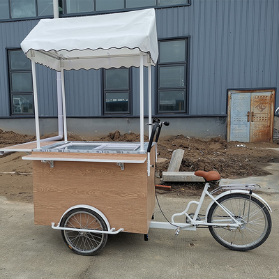 持続可能性への推進 携帯食品カート用のカスタム製の飲み物自転車
