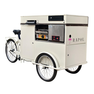 200w アイスクリーム プッシュカート カスタマイズされた食品 スナックカート 操作が簡単