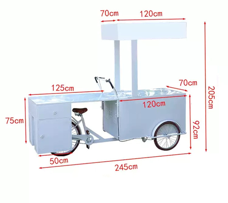 220V/380V 現代の都市景観のための自転車クリープトレーラー 操作が簡単