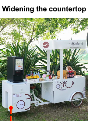 都市での冒険のためのチックなアイスクリーム自転車車