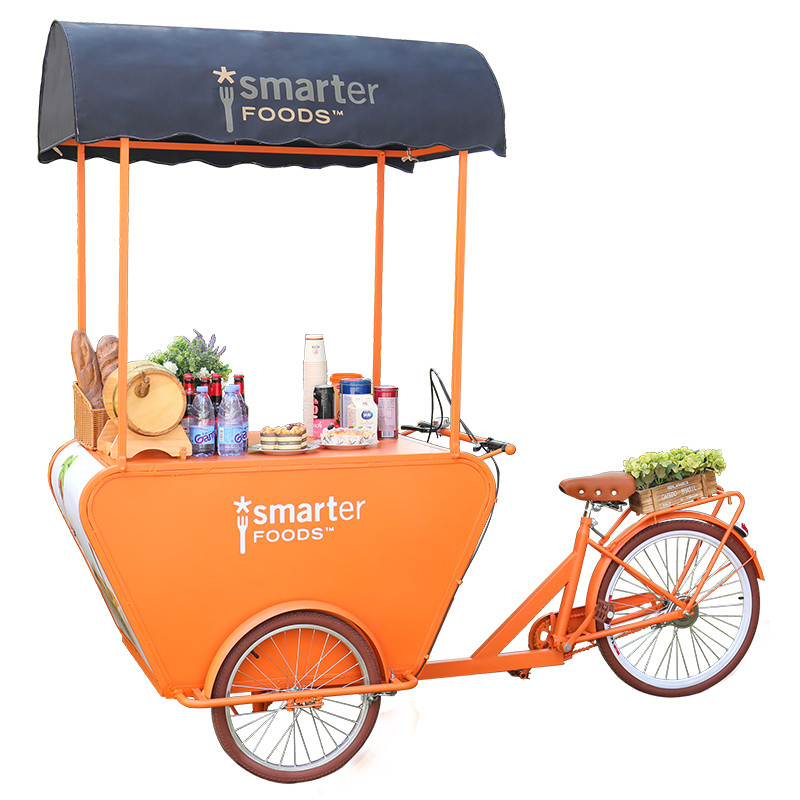 モバイルバー/ビールカート/三輪車/リクショ・サイクル 小規模コーヒー企業用 食品自転車