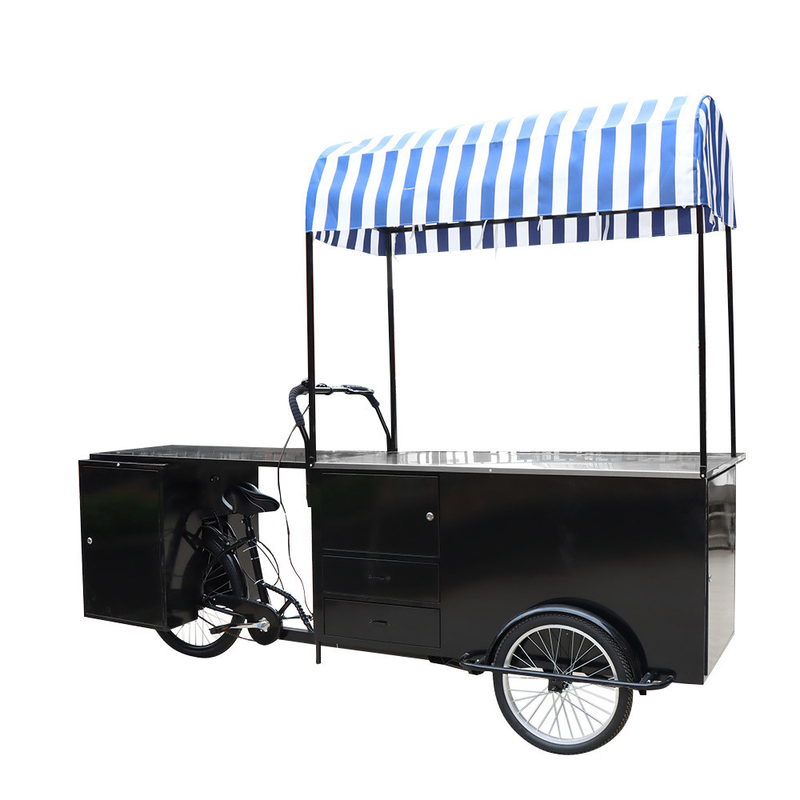 110*70cm モバイル ホットドッグ 食品 販売カート 内部機器と あなたの要求として