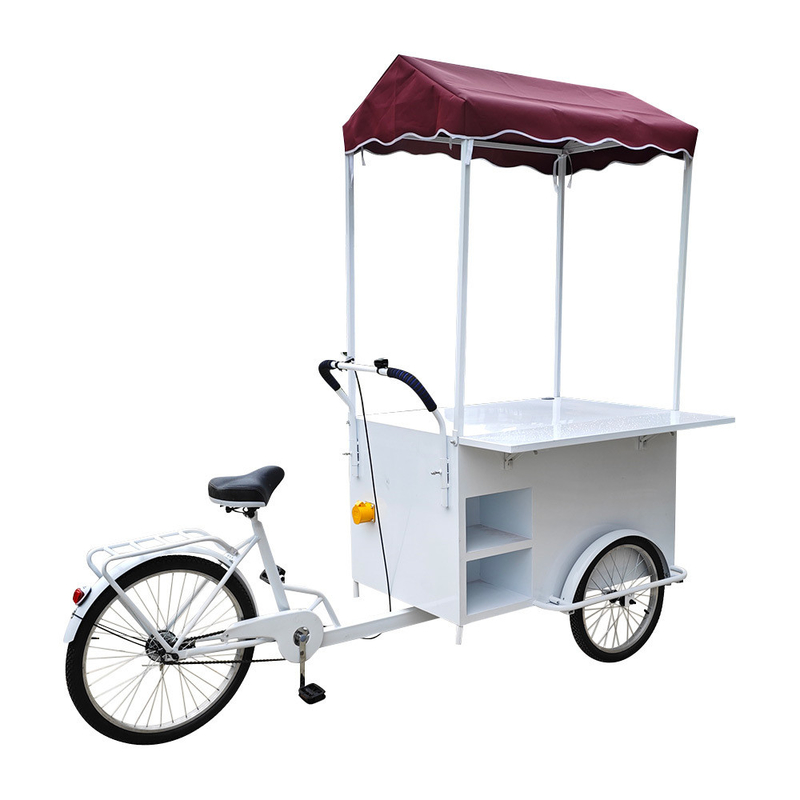 デザイン アイスクリームとパンケーキ 食品 自転車 貨物 自転車 冷凍食品生産に最適