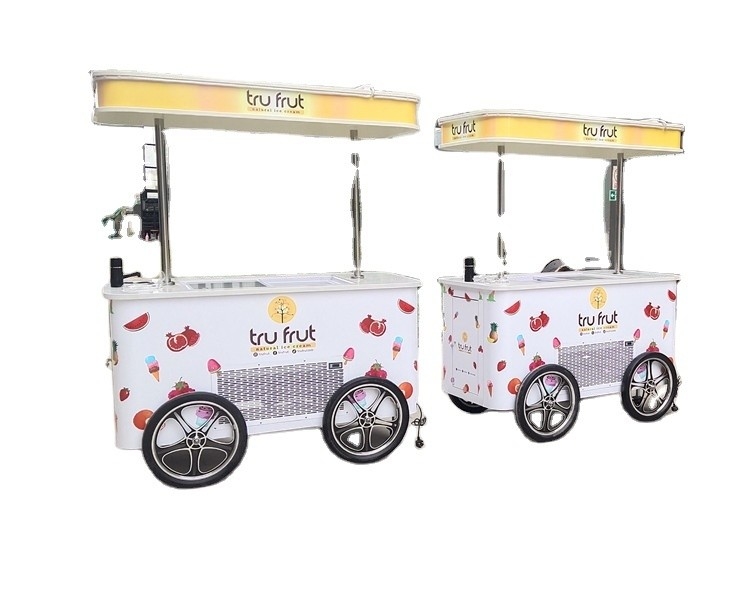 フード バイク カー アイス クリーム: お菓子 を 売る 刺激 的 で 現代の 方法