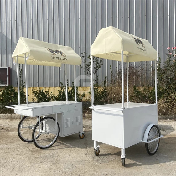 小型 携帯 電気 荷車 冷たいプレート 押し傘 屋外 ミニホイール スーパーマーケット 荷車